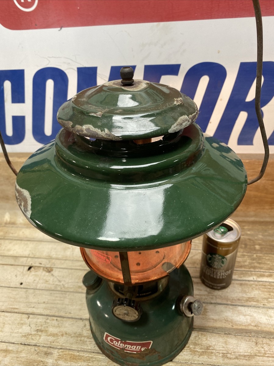 Coleman - ＊アルパカ＊【点火確認済】７０年７月製コールマン「ＢＩＧ　ＨＡＴ」２２８Ｆ Coleman Model 228D Nickel Big Hat Camping Lantern born A/50