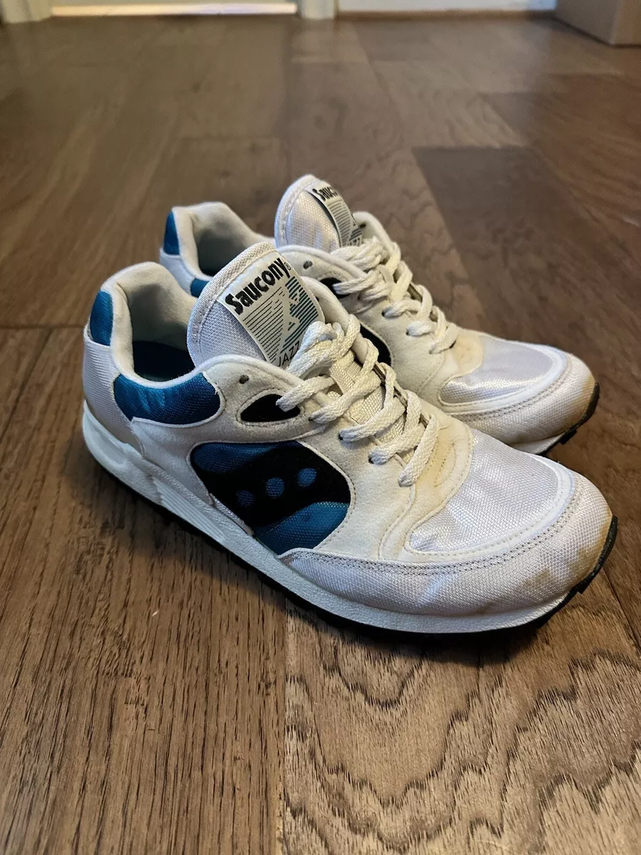 Vintage Saucony Jazz 4000 Running Shoes Trainers Sneakers Size 9.5 Mens