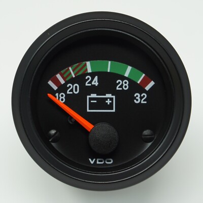 VDO Voltmeter Cockpit International Spannungsanzeige Instrument 24V