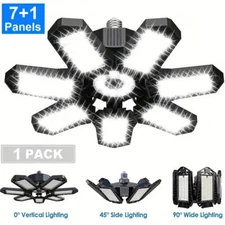 90000 Lumen Strong Triburst Multi-Directional Super Bright LED Garage Defo Light