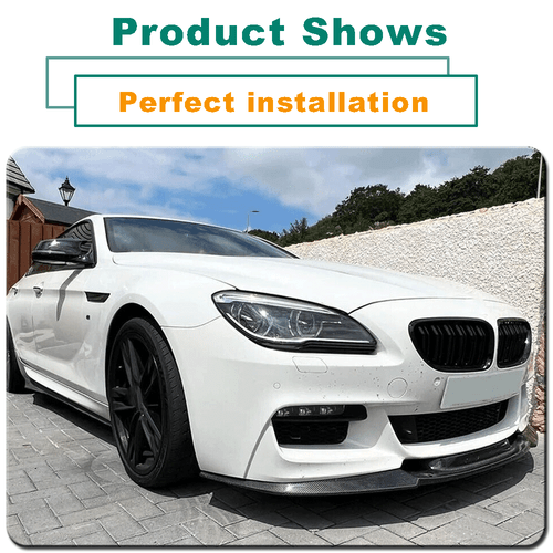 Carbon Frontlippe Frontspoiler Spoilerlippe für BMW F06 F12 F13 M-Paket 2012-17 - Picture 4 of 14