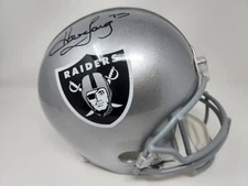 Howie Long Signed Full Size Replica Helmet Oakland Raiders JSA COA BUF