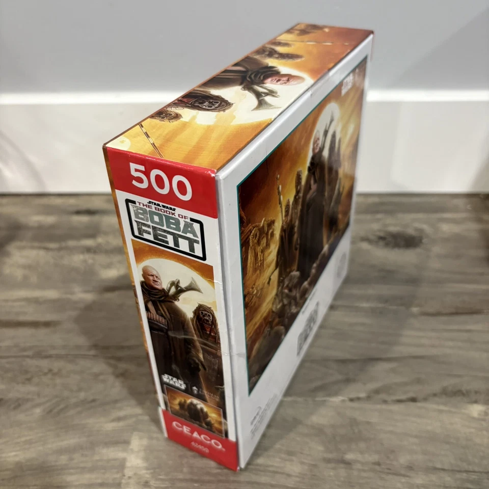 Star Wars Thomas Kinkade El Libro de Boba Fett Tuscan Raiders 500 Puzzle Ceaco Foto 3 de 4