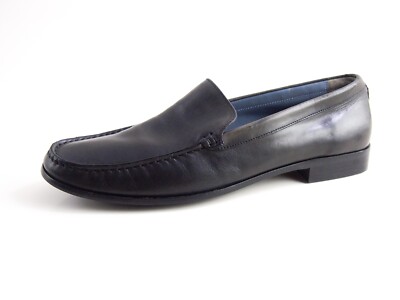 Bally Daiana Slipper Dunkelgrau Leder Damen Schuh Größe EU 39 US 8,5 M
