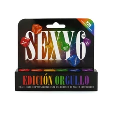 Creative Conceptions Sexy 6 Pride Edition Spanish Dice Game, New