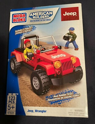 Mega Bloks American Builders Jeep Wrangler 97831 - NIB