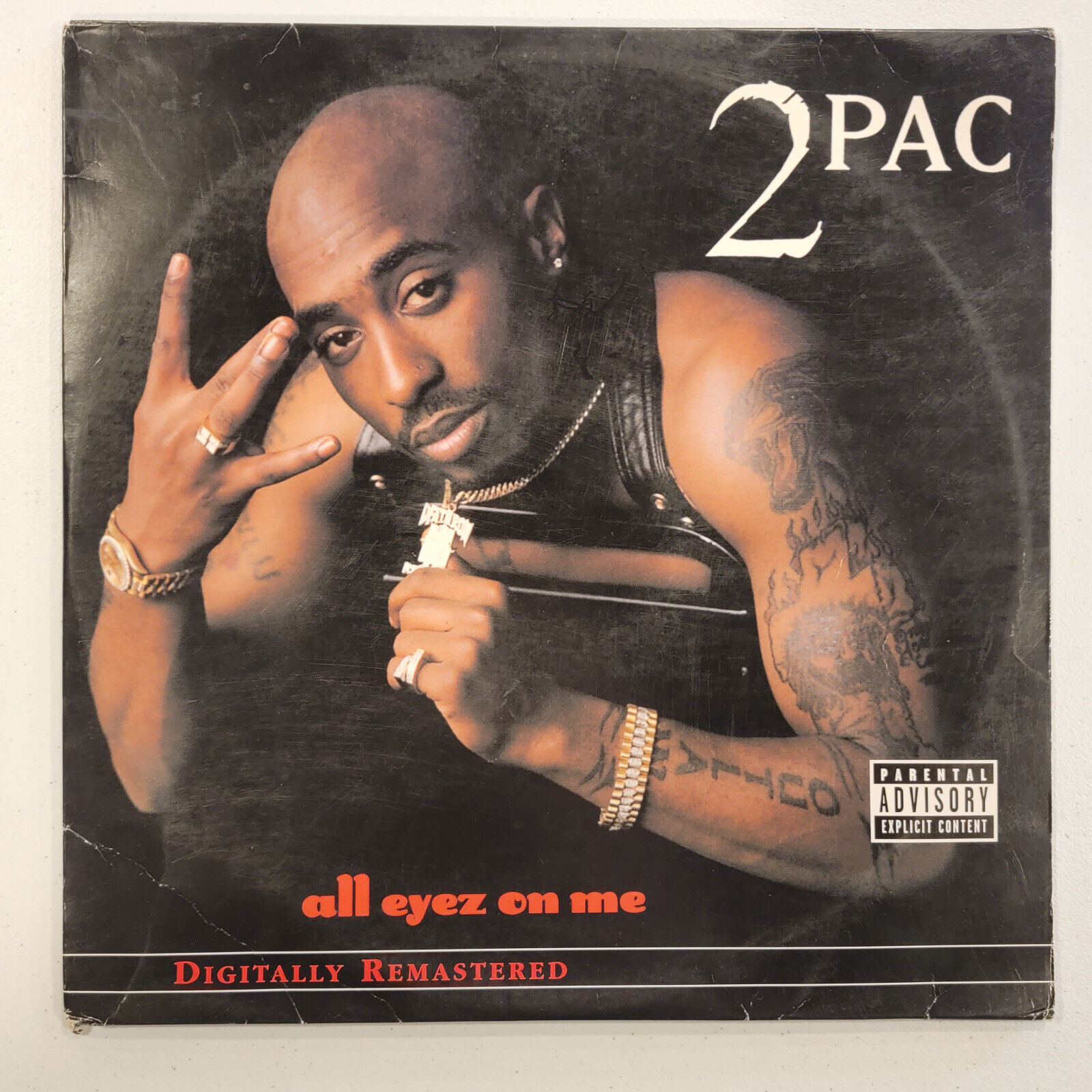 2Pac - All Eyez On Me - 2002 - 3-LP RECORD - Death Row IMPORT - DRS1255004 - VG