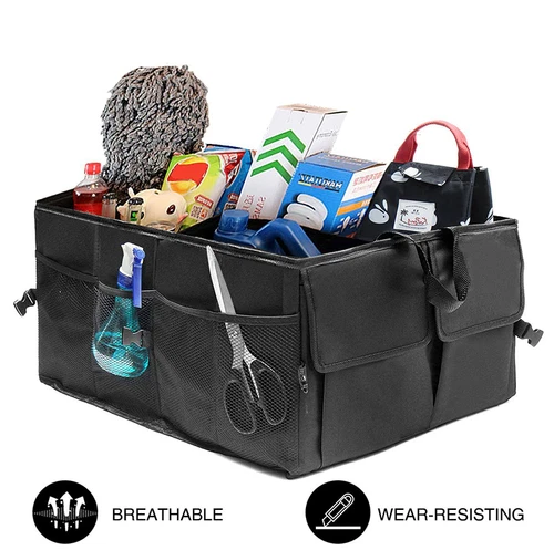 Trunk Cargo Organizer Folding Storage Collapse Bag Bin For Car Truck SUV 40L US - Bild 1 von 15