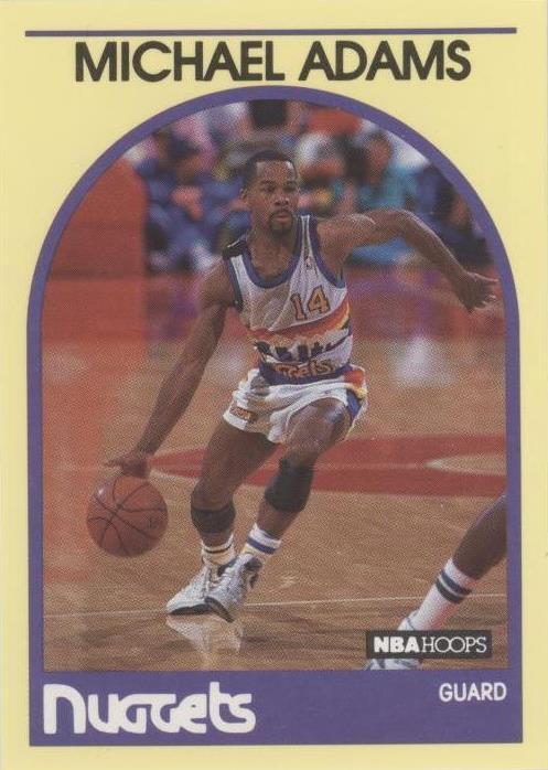 1989-90 NBA Hoops Superstars - Michael Adams #24 - 1 of 2