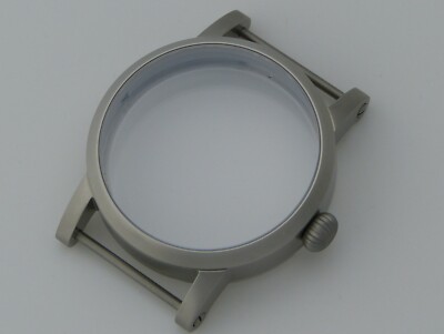 Uhrengehäuse 41mm ETA Unitas 6497 6498 - BEADBLASTED -ONION- SAPHIR watchcase 