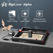 22W Laser Engraver with Auto Air Assist Pump 500+Color Engraving Fast Speed