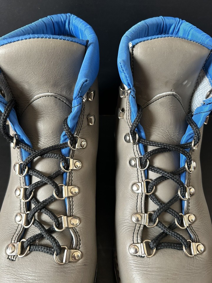 VTG PMS GroNell Nordic Norm 75mm Women’s Size 9 Thick Leather Ski