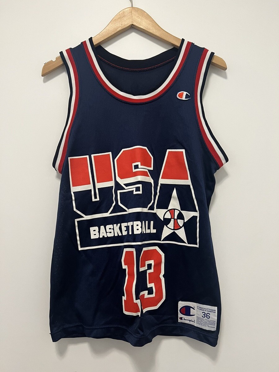 Vintage Champion Shaquille Oneal USA Jersey | eBay