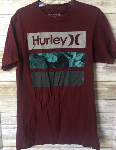Hurley Men Maroon Shirt with Green 