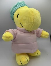 WOODSTOCK Pink Puffer Jacket Peanuts 2024 Christmas Holiday Plush TikTok NEW