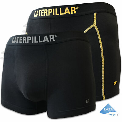 CAT  CATERPILLAR Herren Boxer Shorts Retro Short Boxer Long Unterhose lang kurz