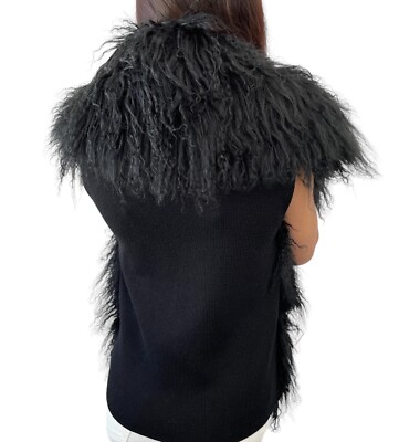 ジャケット・アウター GIVENCHY/goat&Tibet lamb fur vest 25