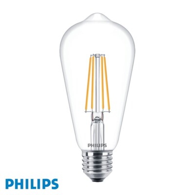 Philips CorePro ST64 Glas LED Leuchtmittel Classic Filament 90% Energiesparend 15.000h