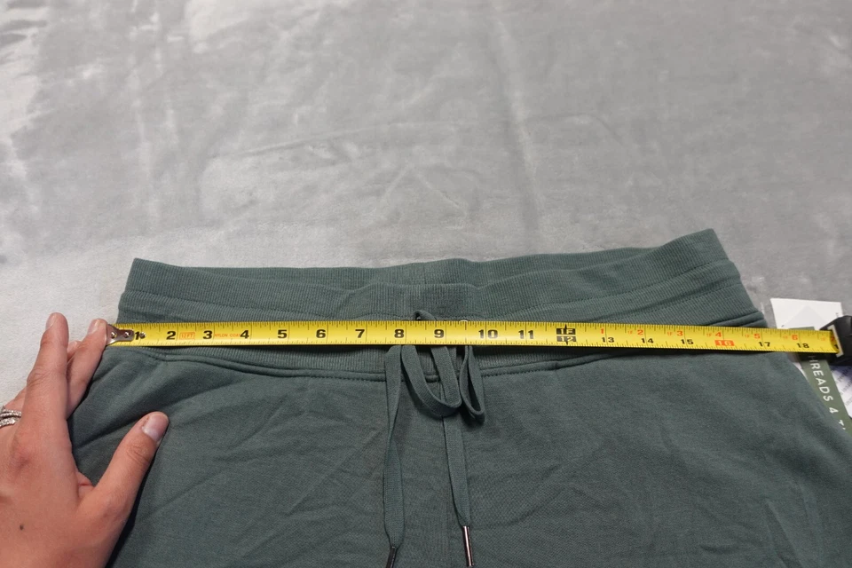 Pantalones cortos Thread 4 Thought para mujer verdes grandes Sanya polar con cordón nuevos con etiquetas Foto 3 de 4
