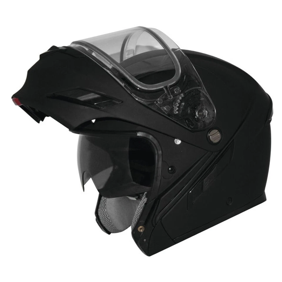 Матовый черный модульный мотоциклетный шлем Zox Brigade SVS для взрослых размеров SM & MD - Изображение 2 из 2