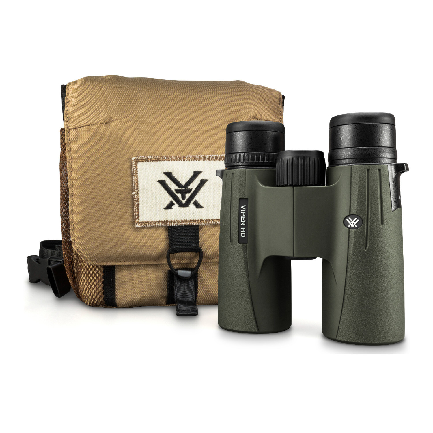 Бинокль Vortex Optics Viper 10X42 HD с призмой на крыше и подвесом Glasspak