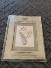 Candamar Something Special I AM THE LIGHT Counted Cross Stitch 50121 Resealed