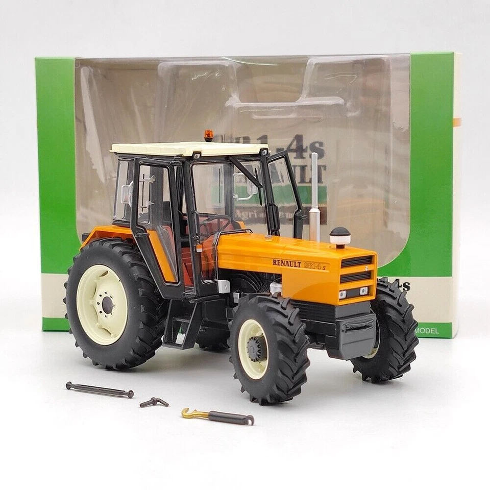 1:32 SCALE REPLICAGRI REP178 RENAULT 981-4S 4WD TRACTOR Orange Diecast Model Car - Image 2 of 4
