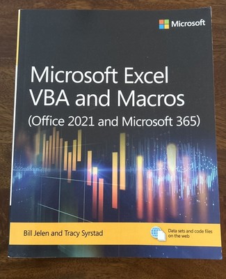 Microsoft Excel VBA and Macros (Office 2021 and Microsoft 365) by Bill Jelen Pap