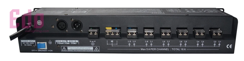 12channel DMX SWITCH BOX bar Controller for Stage dj light disco party Power box - Image 3 of 3