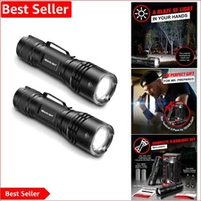 High-Lumen Mini Flashlight Set - Perfect for Camping, Emergencies, and EDC Carry