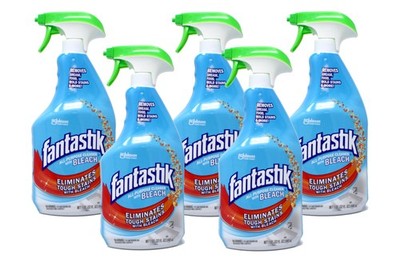 Fantastik All-Purpose Cleaner, With Bleach, 32 Fl Oz - 5 Pack