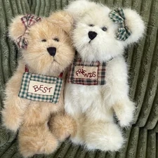 Boyds Bears TJ’s Best Dressed Collection Bestest Buddy Truefriends Set #903005