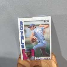 ERROR MISSCUT 1984 Topps Mike Armstrong #417 Kansas City Royals