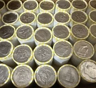 Unsearched Kennedy Half Dollar Coin Roll - Mystery Dates