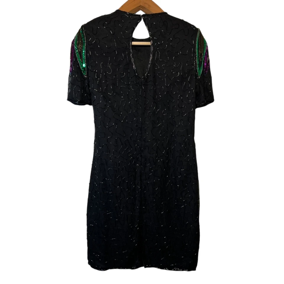 Stenay Sequins 巴黎派对活动礼服设计师 Money Bling 新年小号 — 第 3/4 张图片