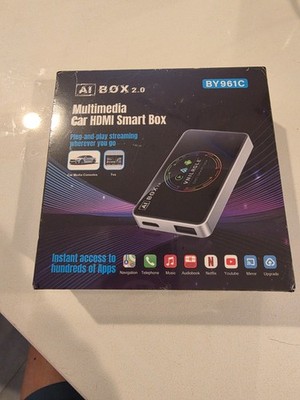 Ai Box 2.0 4-in-1 Wireless CarPlay Adapter  Android Auto Wireless Adapter NIB!