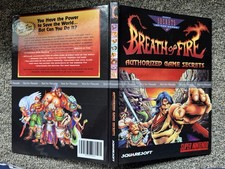 Breath of Fire Authorized Game Secrets Custom Hardcover Snes Super Nintendo
