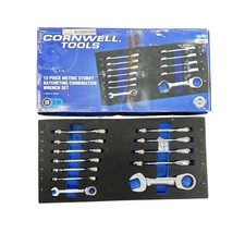 Cornwell Tools Crw12msb 12 Piece Metric Ratcheting Wrench Set In Foam Tray