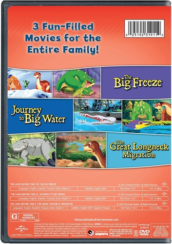 The Land Before Time VIII-X 3-Movie Family Fun Pack (The Big F (DVD) (US IMPORT) - Picture 2 of 2