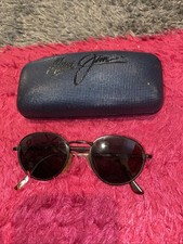Maui Jim Polarized Sunglasses MJ4-01 Brown tortoise US Patent 4,838,673 Case