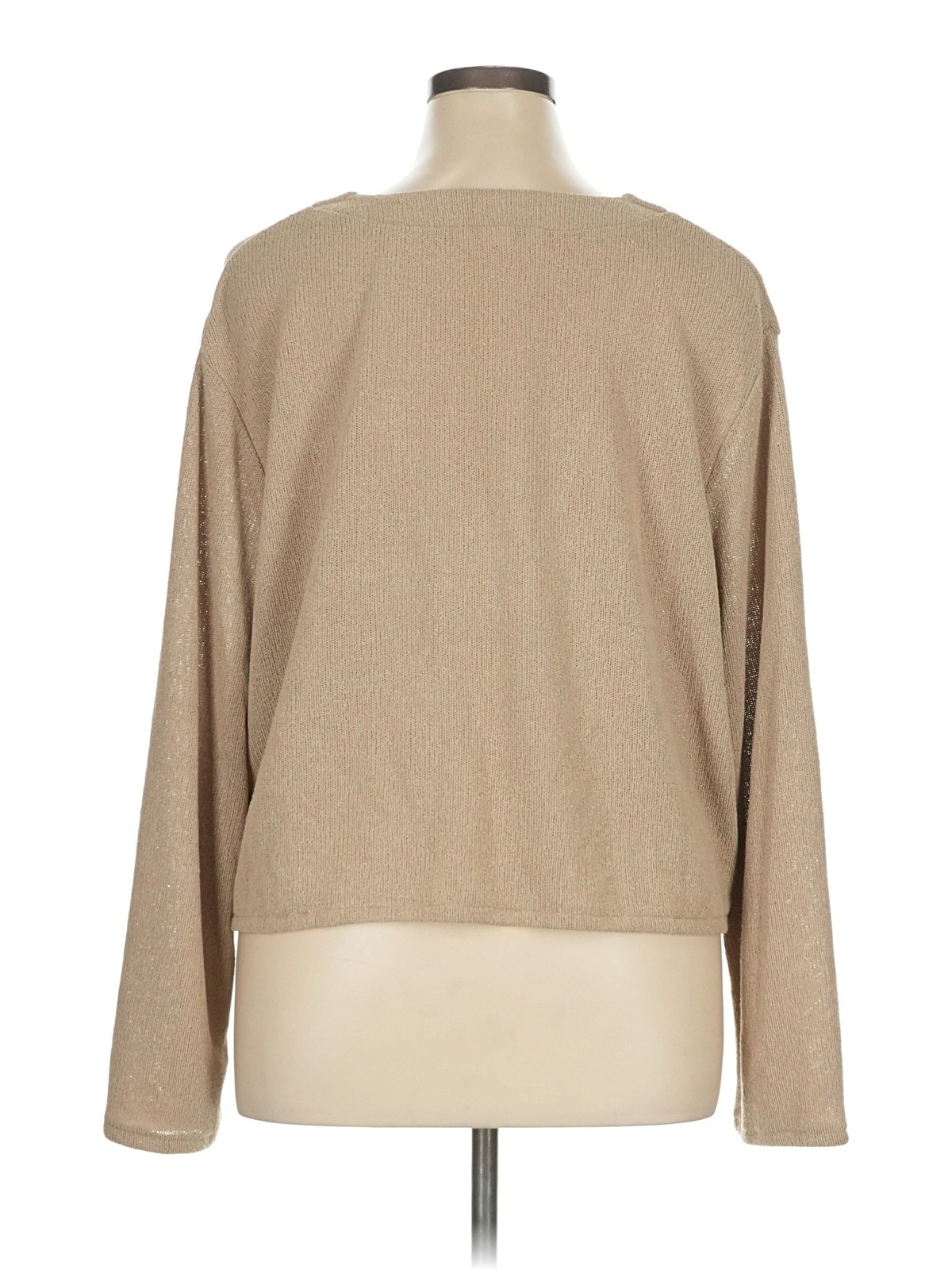 H&M Women Brown Long Sleeve T-Shirt XL thumbnail 2