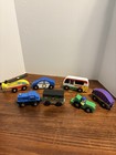Toy Train Acc Magnetic Wooden Cars Bus Helicopter Compatible Brio Thomas Lot 7 — photo 6