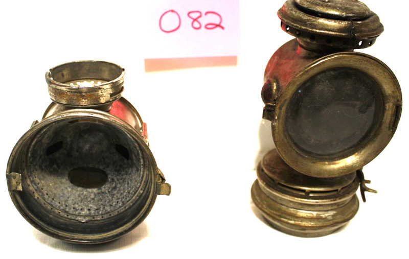 Vintage Kerosene Bicycle Lamps