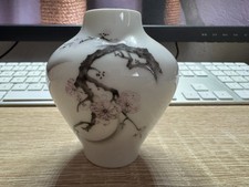 Porcelain Mini Vase Okura Good Condition 8.5 X 8 Cm