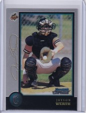 1998 Bowman Chrome JAYSON WERTH Gold Refractor Golden Anniversary 16/50 #81