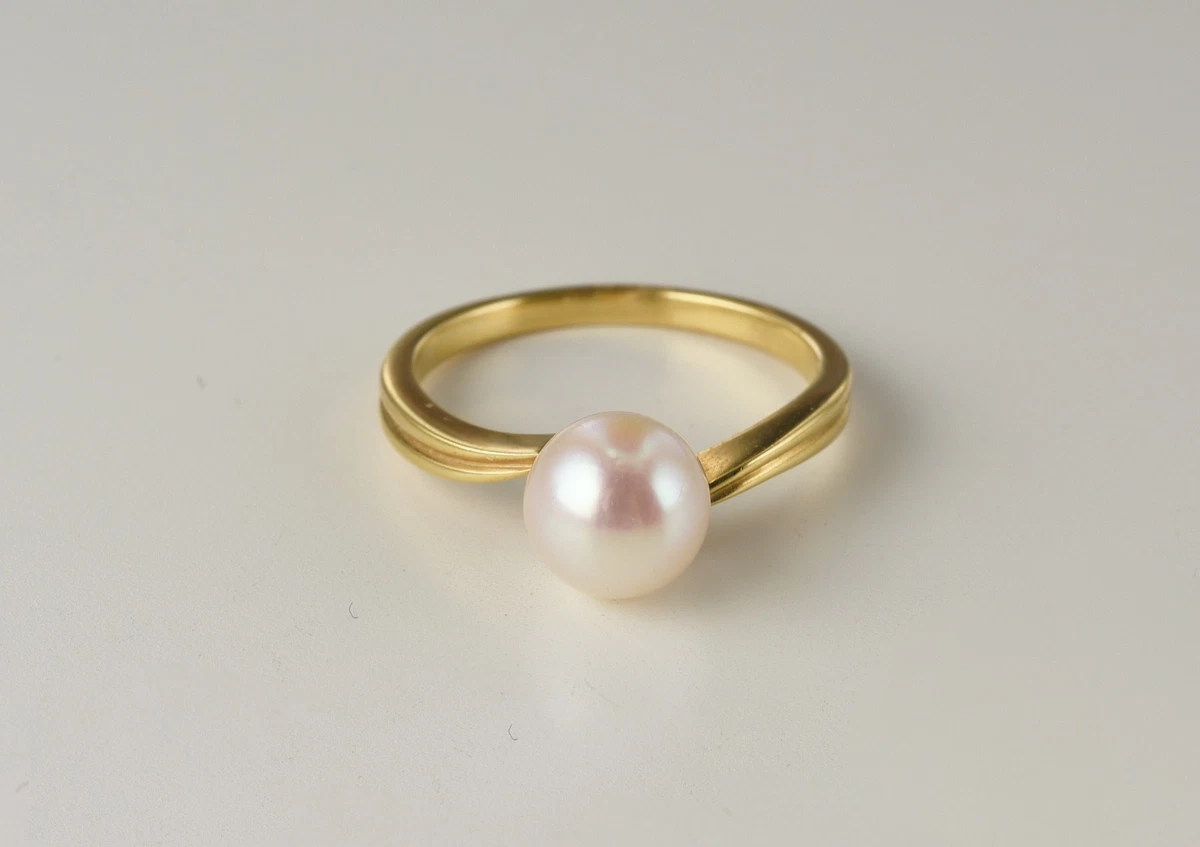 Mikimoto Pearl Ring 5 Ring Fine Rings for sale | eBay