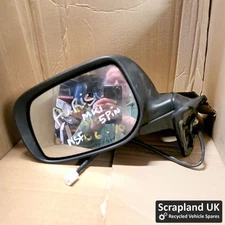 TOYOTA AURIS MK1 E150 06-10 Black Left Side 5-Pin Electric Wing Mirror E8024112