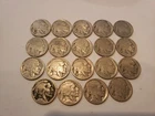 (19) Buffalo Nickels 5 cent USA coins,  Native American Buffalo collection