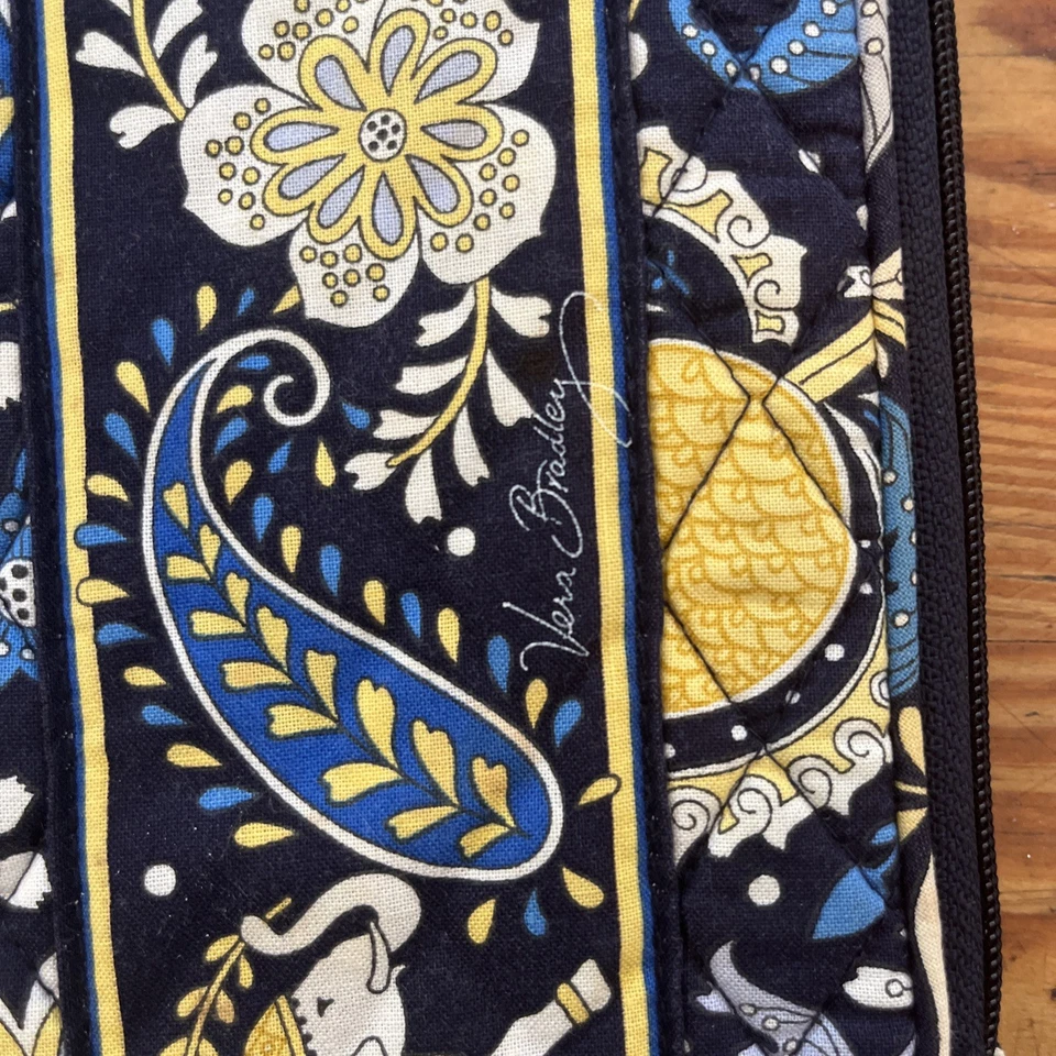 Funda para Tablet iPad Vera Bradley Ellie Elefante Azul Nueva con Etiquetas Retirada Foto 2 de 4