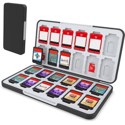 HEIYING Switch Game Card Case for Switch 2  OLED  Lite,Portable Black Memory ...
